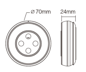 Miboxer Dual White - RF-2.4GHz Sunrise-wand-afstandsbediening met Controller