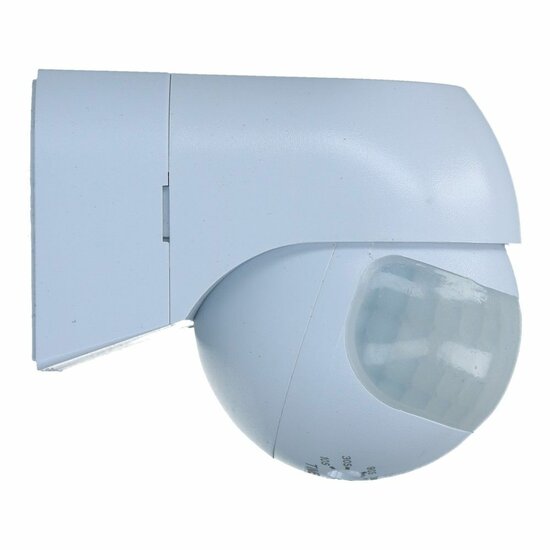 Bewegingssensor wit opbouw IP44-230V-180&deg;-9m-800W