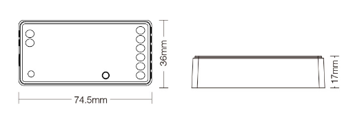 Miboxer 3 in 1 Ledstrip controller-Zigbee 3.0 + RF2.4GHz - multicolor