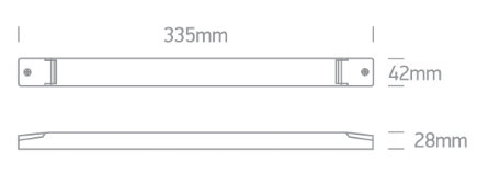 One-Driver 24-240W - 24VDC -Dali en Push to Dim - IP20