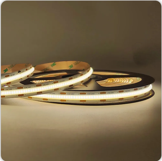 5 meter-Flexibele COB Ledstrip - 512LEDs/mtr -14W/mtr - IP20- 3000K