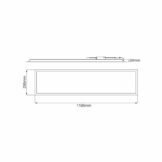 LED Paneel Ecowhite V4.0 28W 3400lm 4000K 1200X300 