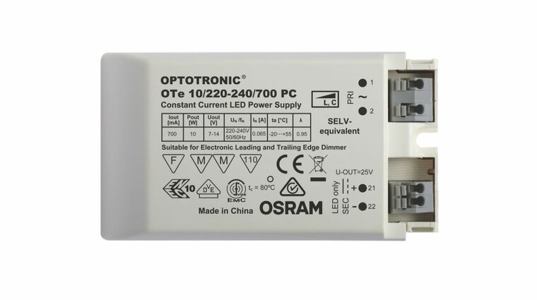 LED Driver Osram optotronic 5-10W-dimbaar