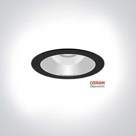  LED Downlight SR 10-14W 3000/5700K CCT 145mm Zwart met Osram driver