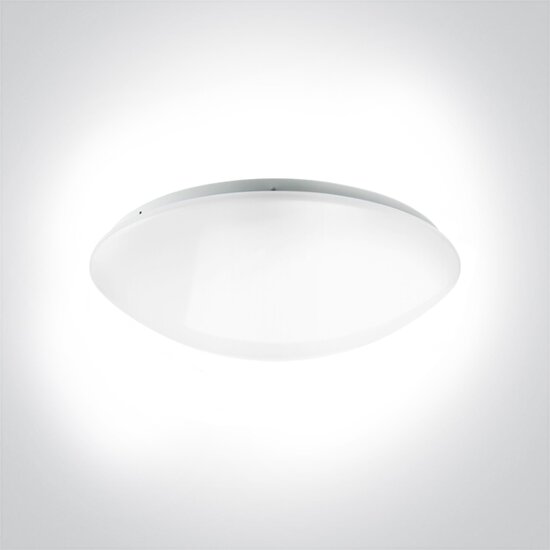  LED Plafonni&egrave;re / Wandarmatuur IP44-8W-3000K-650lm-&Oslash;180 (1x18W)