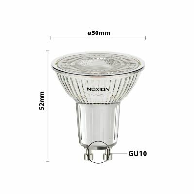 Noxion LEDspot GU10 4W 827 36D| Dimbaar - Vervangt 50W