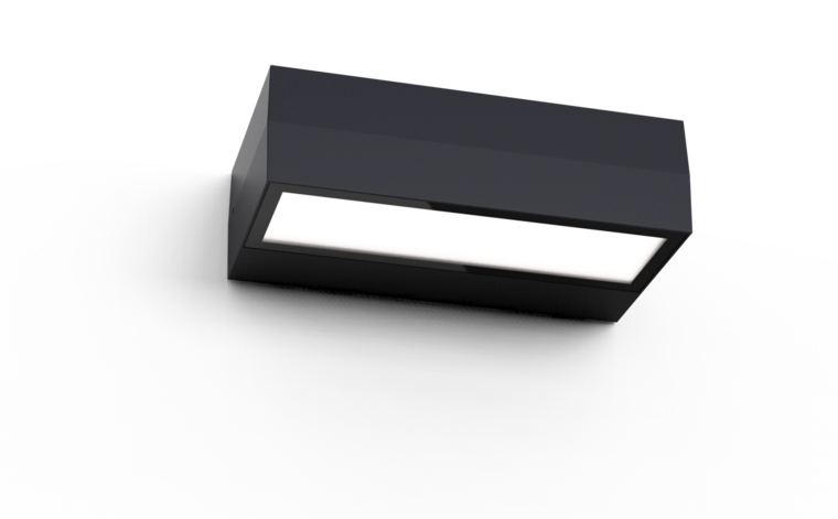 Esbjerg - wandlamp Zwart - IP65 - LED built in - 10W