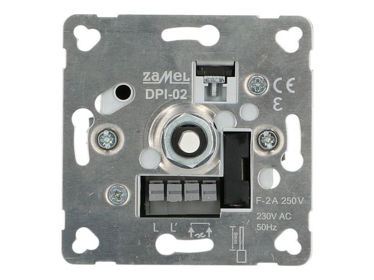 LED Dimmer inbouw  0-100 W - fase af- of aansnijding