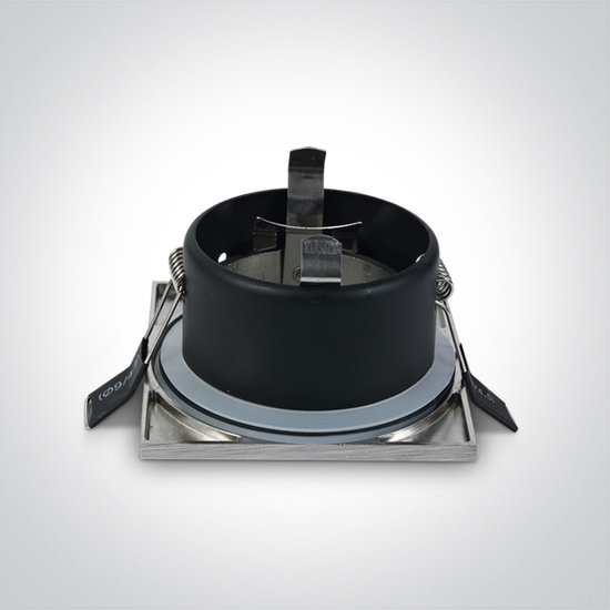 Badkamer inbouwspot behuizing vierkant - IP44  50W  GU5.3 - WIT
