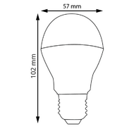 Zigbee LED lamp White &amp; Color RGBWW 6W E27 fitting - Hue alternatief LED lamp