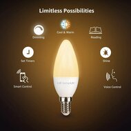 Lampux Dual White - 2700K-6500K, wifi lamp, E14, 4,5W