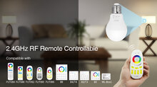 Miboxer Wifi led lamp RGBWW 6 Watt E27 fitting 