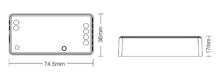 Miboxer LEDSTRIP controller voor 4-zone RF RGBWW ledstrips