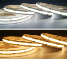 5 meter-Flexibele COB Ledstrip - 608LEDs/mtr -22W/mtr - IP67- Dual White