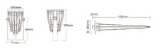 Miboxer Tuinspot met RGB+WW kleuren - 6 watt-Zigbee 3.0+RF2,4GHz