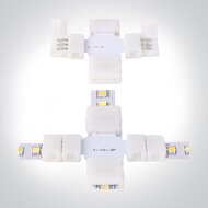 Koppelstuk Dual White ledstrip KRUIS-solderen niet nodig