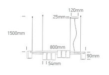 Ring Hanglamp 10x7Watt - GU10 - Zwart