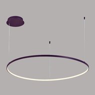 Ring Hanglamp-enkel - 1000mm - 48W - LED built in - Zwart - Dimbaar