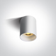 Sima plafond spot opbouw rond - vast- verdiept - IP20-GU10 - Wit