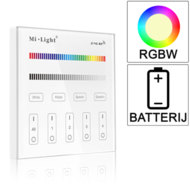 Miboxer/Milight 4-zone RGB/RGBW afstandsbediening paneel touch op batterij