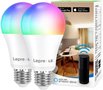 2x Lampux RGB+WW wifi lamp, E27, 9W