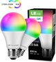 2x Lampux RGB+WW wifi lamp, E27, 9W, 806Lm
