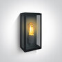 Authentieke wandlamp E27 - IP43 - zwart