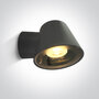 Outdoor kunststof wandlamp - IP65 - IK06 - GU10-Antraciet