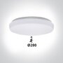  LED Plafonni&egrave;re &oslash;280mm - IP44 - 12W - 3000-4000-6000K+bewegingssensor