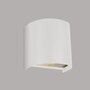 Decoratieve kunststof wandlamp - IP65 - IK06 - waterdicht - GU10-WIT-Downlight