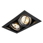 Instelbare inbouwspot vierkant - IP20 - G53-AR111 - Zwart - ONEON Instelbare inbouwspot vierkant - IP20 - G53-AR111 - Zwart - ONEON