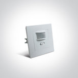 Bewegingssensor infrarood wit inbouw 230V-160°-9m-200W Bewegingssensor infrarood wit inbouw 230V-160°-9m-200W