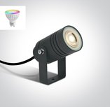 Tuin spot - IP65 - GU10 - Antraciet incl. RGBWW wifi lamp Tuin spot - IP65 - GU10 - Antraciet incl. RGBWW wifi lamp