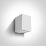 Wand spot rechthoek downlight - IP65 - 7W - GU10 - Wit Wand spot rechthoek downlight - IP65 - 7W - GU10 - Wit