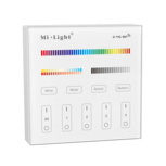 Milight 4-zone RGBWW afstandsbediening paneel touch op stroom Milight 4-zone RGBWW afstandsbediening paneel touch op stroom