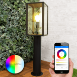 Modern staand tuin armatuur voor buiten met E27 Milight slimme verlichting led lamp Modern staand tuin armatuur voor buiten met E27 Milight slimme verlichting led lamp