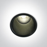 Inbouwspot compleet - verdiepte lampzitting - rond - 5W - Zwart Inbouwspot compleet - verdiepte lampzitting - rond - 5W - Zwart