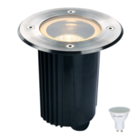 Grond-vloer inbouwspot - rond - roestvrijstaal 316 - IP67 - Incl. GU10 ledspot Grond-vloer inbouwspot - rond - roestvrijstaal 316 - IP67 - Incl. GU10 ledspot