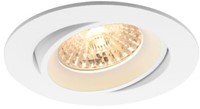 Inbouwspot Delta Rond Kantelbaar wit - Incl. GU10 Fitting Inbouwspot Delta Rond Kantelbaar wit - Incl. GU10 Fitting