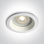 Badkamer inbouwspot lamp verdiept rond - IP65 50W GU10 - WIT Badkamer inbouwspot lamp verdiept rond - IP65 50W GU10 - WIT