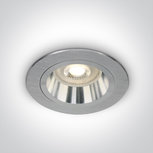 Inbouwspot behuizing verdiept rond - IP20-GU10 -kleur_Aluminium Inbouwspot behuizing verdiept rond - IP20-GU10 -kleur_Aluminium