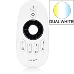 Milight/MIboxer 4-zone button afstandsbediening Dual White met roterend wiel Milight/MIboxer 4-zone button afstandsbediening Dual White met roterend wiel