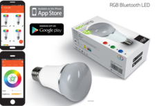 LED lamp 7W - Bleutooth - E27 RGB - Dimbaar LED lamp 7W - Bleutooth - E27 RGB - Dimbaar