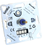 Klemko Universele LED Dimmer inbouw - 1-200W - fase af- of aansnijding Klemko Universele LED Dimmer inbouw - 1-200W - fase af- of aansnijding
