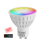 Milight Wifi led spot RGBWW 4 Watt GU10 fitting Milight Wifi led spot RGBWW 4 Watt GU10 fitting