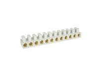 10mm2 Kroonsteen 57A 450V schroef M3 Wit 10mm2 Kroonsteen 57A 450V schroef M3 Wit