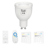 Milight Dual White LED lamp set met afstandsbediening 5W GU10 Milight Dual White LED lamp set met afstandsbediening 5W GU10