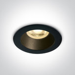 Inbouwspot behuizing rond - IP20 50W GU10 - Zwart - Reflector Zwart Inbouwspot behuizing rond - IP20 50W GU10 - Zwart - Reflector Zwart
