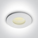 Badkamer inbouwspot behuizing rond - IP44 50W GU5.3 - WIT Badkamer inbouwspot behuizing rond - IP44 50W GU5.3 - WIT