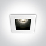 Instelbare klassieke inbouwspot vierkant - IP20 50W GU10 - Wit Instelbare klassieke inbouwspot vierkant - IP20 50W GU10 - Wit